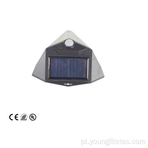 4 lados Luzes de parede solar do sensor de movimento